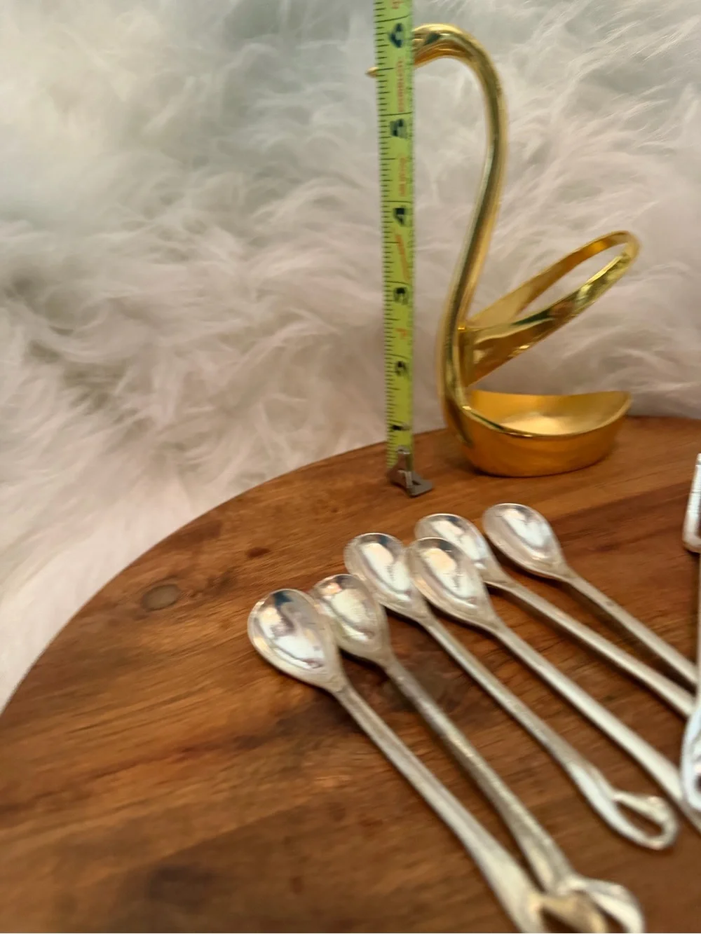 Brass Utensil Spoons and Fork Set